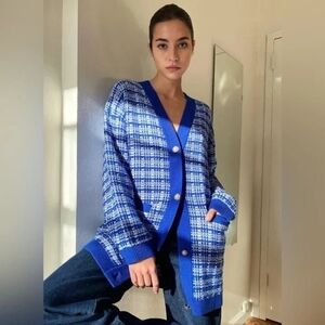 Aritzia Babaton Lacer Merino Wool Cardigian